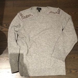 Jcrew embellished  sweater